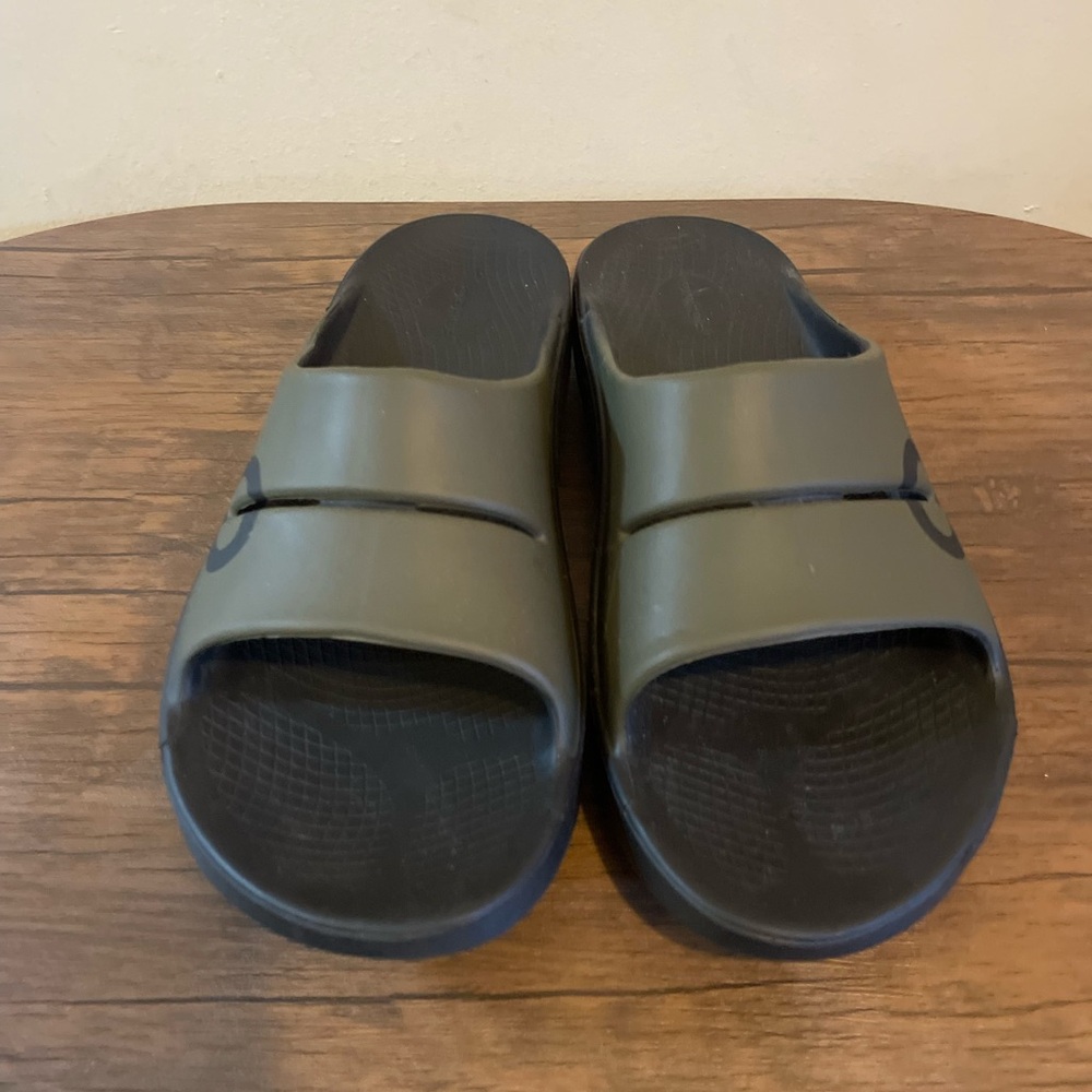 Men's Olive Slide Sandals